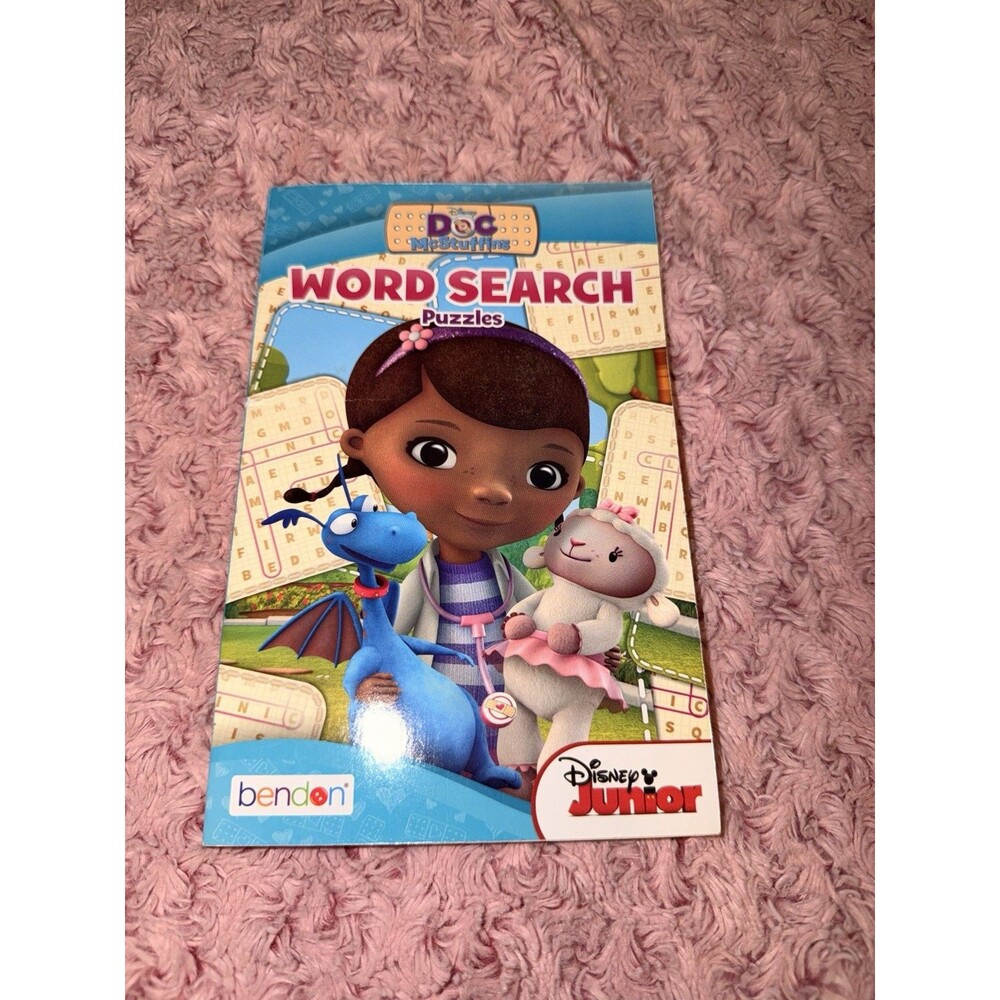 Disney Junior Doc McStuffins Activity Book Word Search Fun Puzzle Doctor